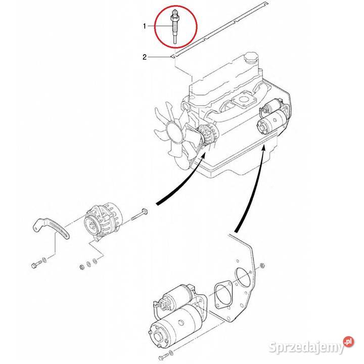 Świeca Żarowa Odp LS Tractor 40109514 Elektryka i zapłon Tajęcina