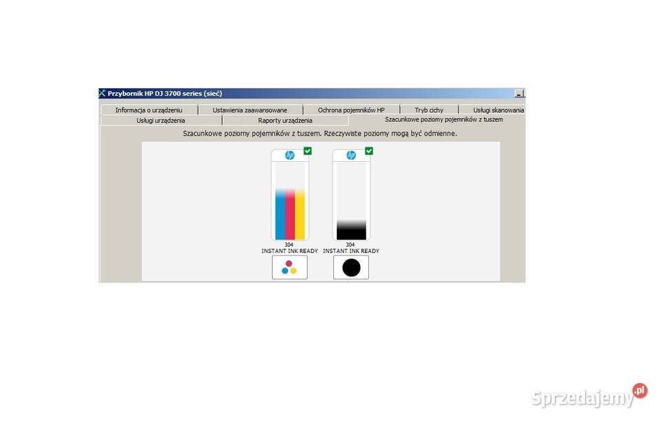 Drukarka HP Desk Jet 3750 z Tuszem startowym Gaszowice