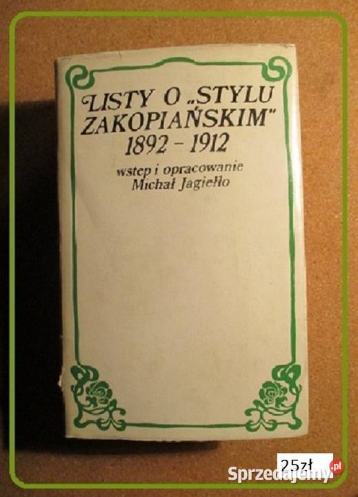 Listy o stylu Zakopiańskim 18921912 Zakopane Łódź
