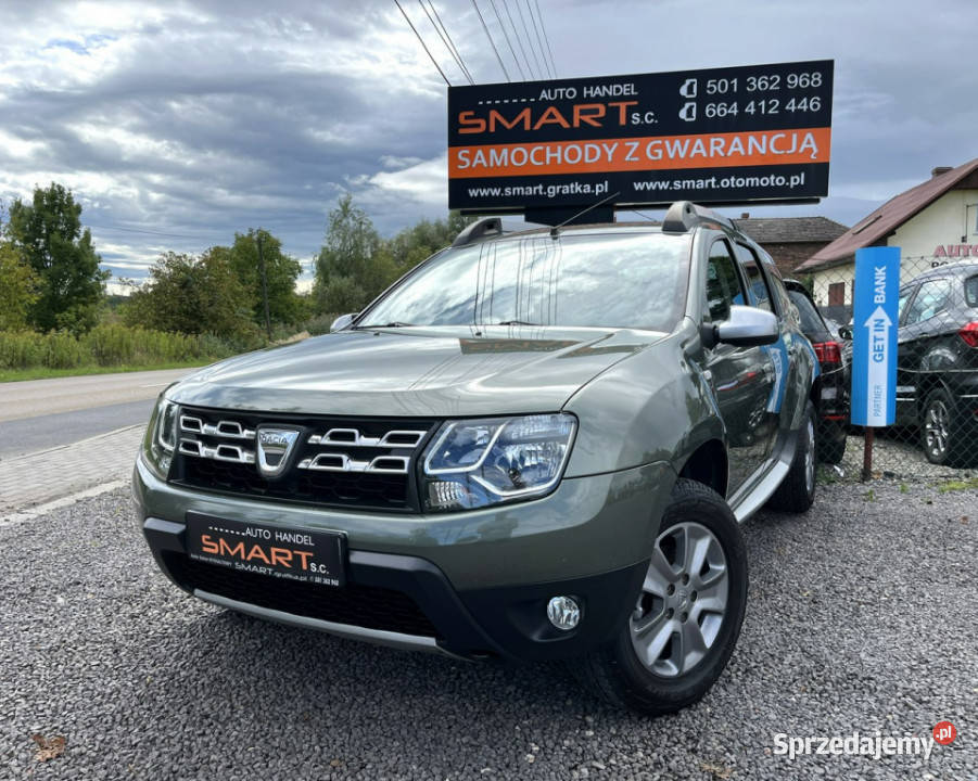 Dacia Duster Navi Skóry Benzyna 1 Rej 2015 I system Start-Stop śląskie Rydułtowy