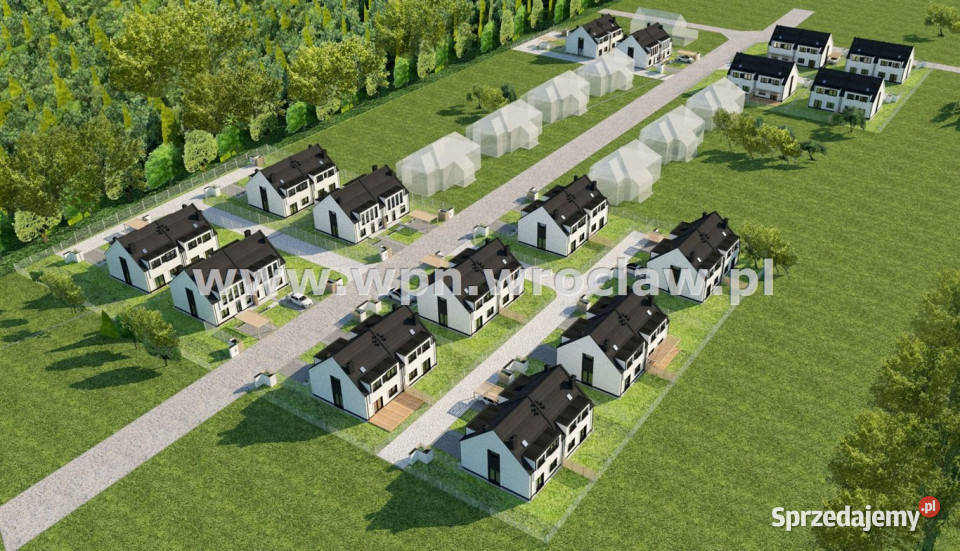 Dom bliźniak Miękinia 120m2 bliźniak dolnośląskie