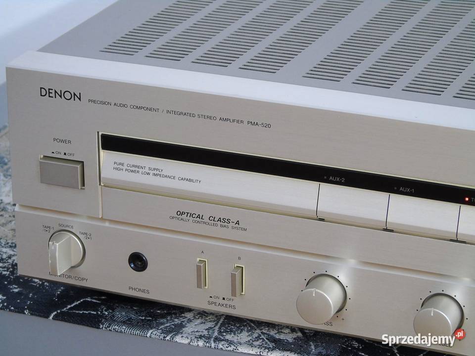 Wzmacniacz Denon PMA520 srebrny świetne stereo