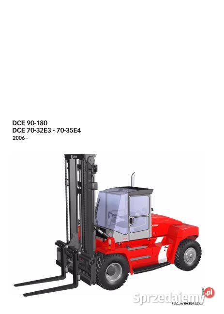 Kalmar DCE90180 DCE7032E3 DCE7035E4 instrukcja motoryzacja, transport świętokrzyskie Kielce