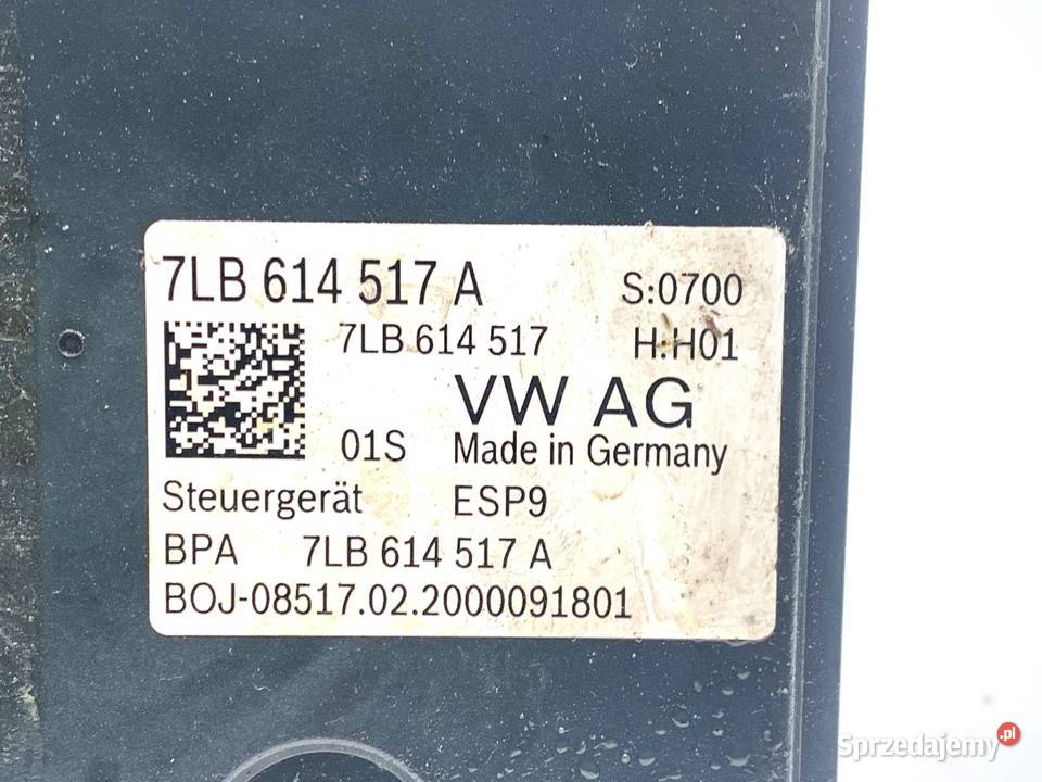 POMPA ABS VW TRANSPORTER T6 7LB614517A 20 110 osobowe podkarpackie
