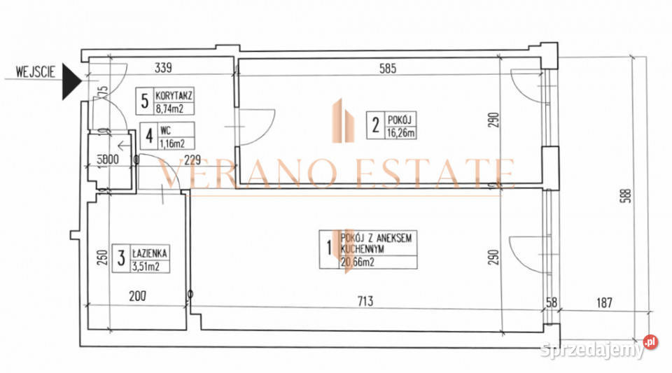 NOWE 2 pok w centrum 5227 m LOGGIA WINDA Liczba pokoi 2 Radom