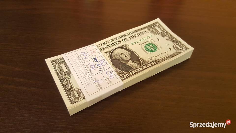1 Dolar USA Paczka 100 Zielona Góra sprzedam