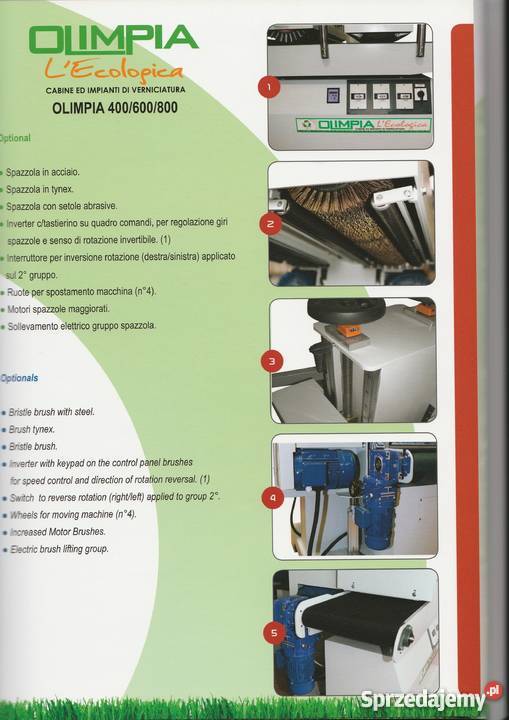 Szczotkarka postarzarka do drewna OLIMPIA 400 śląskie Wisła