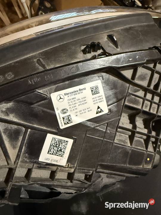 Lampa prawa Mercedes w177 a klasa Kalwaria Zebrzydowska