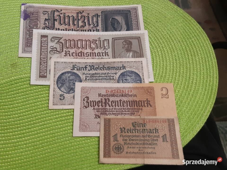 zestaw banknotów niemieckich5