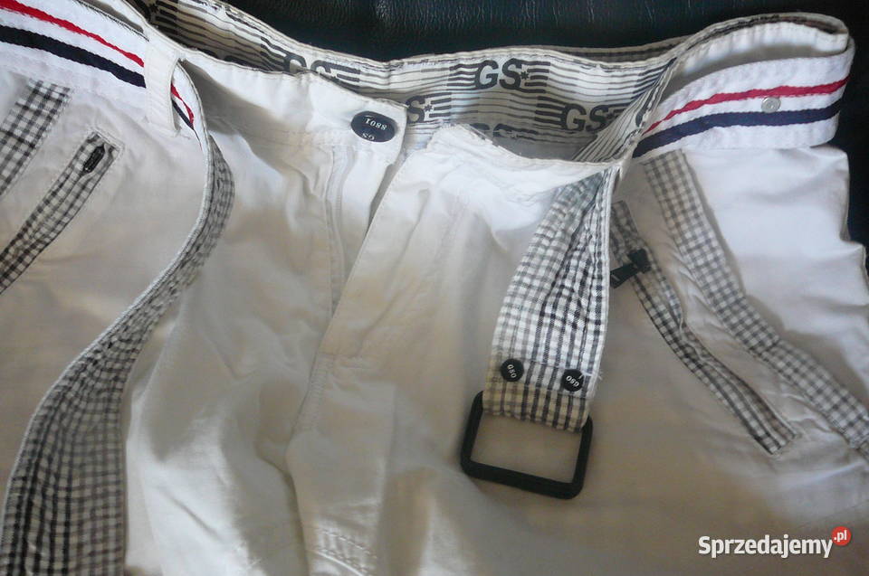 Spodnie białe jeans ML rybaczki kolano Wrocław