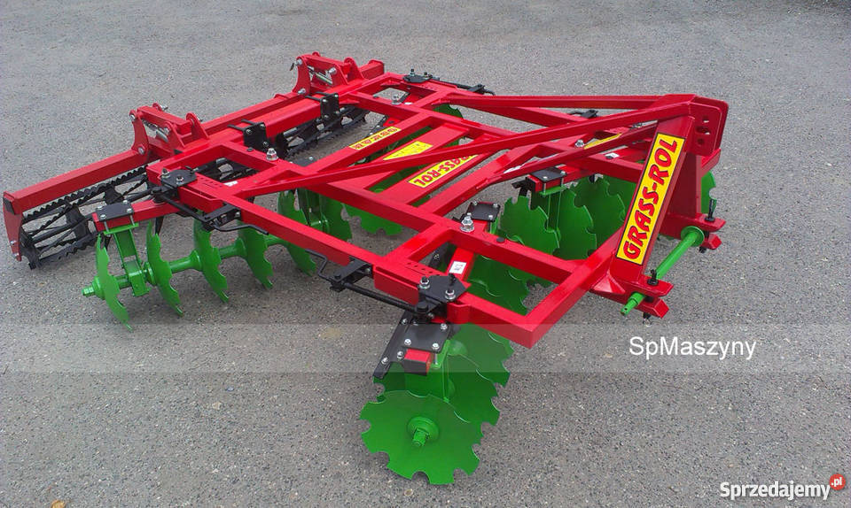 WZMOCNIONA BRONA TALERZOWA GRASS ROL TRANSPORT nieuszkodzony Maszyny uprawowe sprzedam