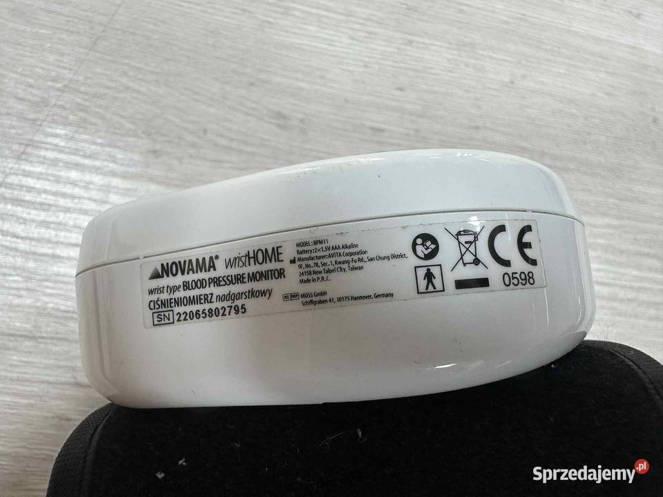 Novama Wrist Home ciśnieniomierz nadgarstkowy warmińsko-mazurskie Elbląg sprzedam