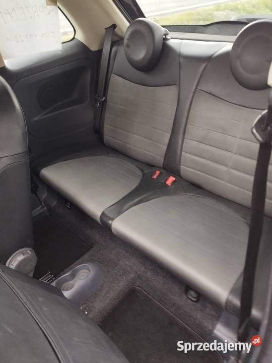 Fiat 500 12 LPG czarny Kalwaria Zebrzydowska