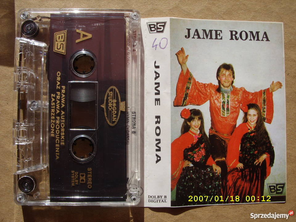 Folk kaseta JAME ROMAPODROZ W SLONCU Wołów