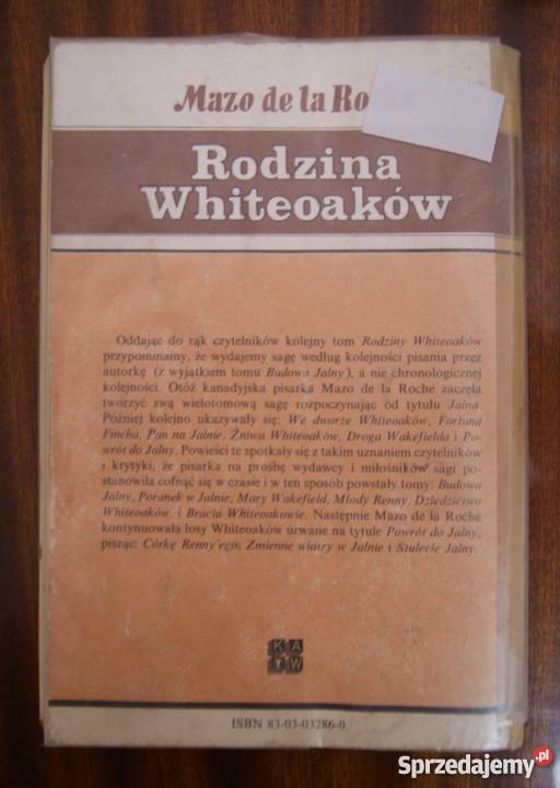Mazo de la Roche Pan na Jalnie społeczno-obyczajowe
