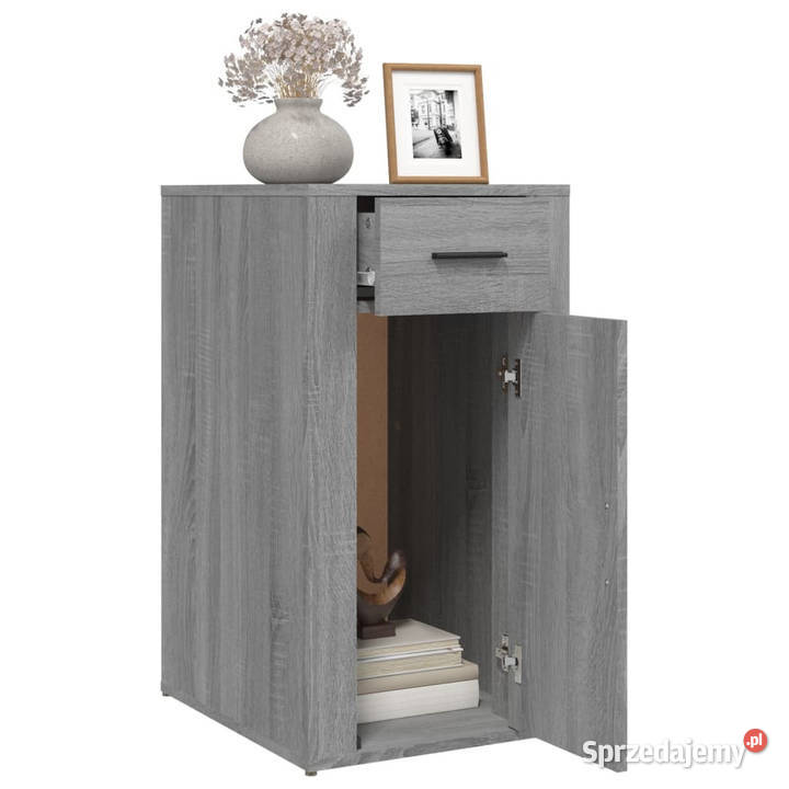Szafka pod biurko szary dąb sonoma 40x49x75 Warszawa