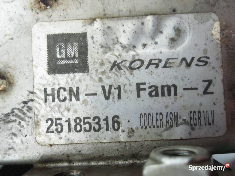 OPEL ANTARA 22 D A22DMH 184 12R chłodnica spalin Kielce