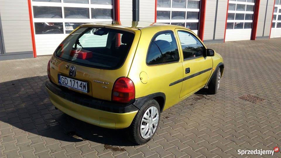 Opel Corsa B 10 12v 1998r złoty Gdańsk