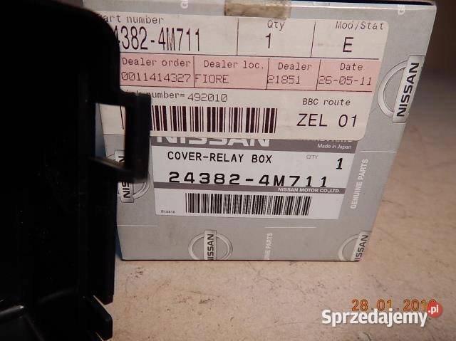 SKRZYNKA PRZEKAŹNIKÓW NISSAN PRIMERA XTRAIL 20
