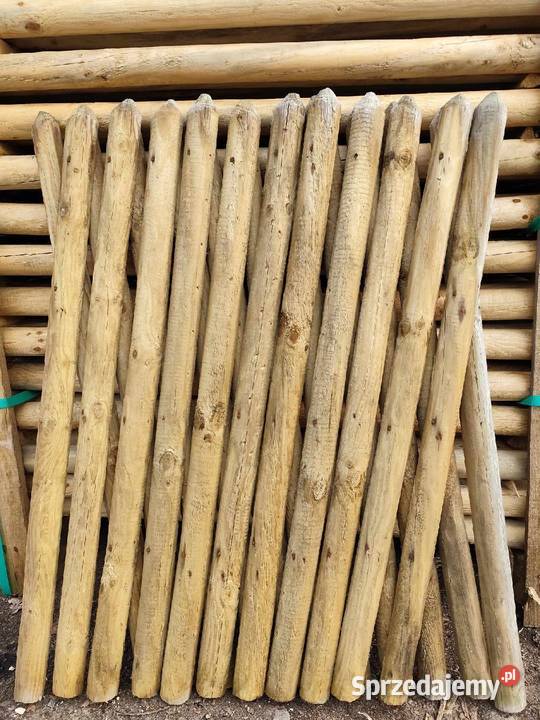 Płot Myśliwski Drewniany 55x250x80 Obrzeża i palisady Lubin sprzedam
