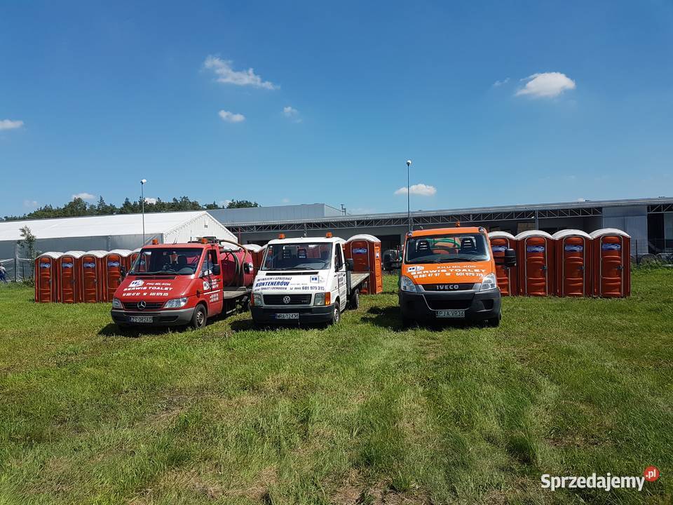 Wynajem toalet przenośnych kontenerówPHU MILKON wynajem