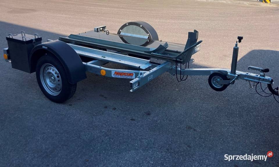 Przyczepa motocyklowa wynajem wypożyczalnia mazowieckie Warszawa sprzedam