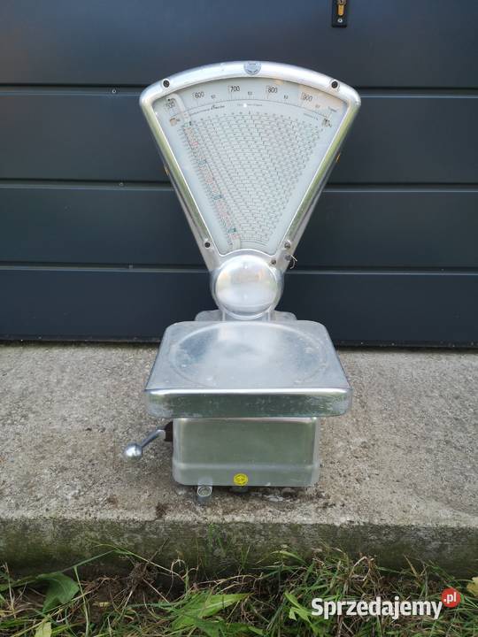 Aluminiowa Waga BIZERBA vintage Wagi i miarki kuchenne Aleksandrów Łódzki