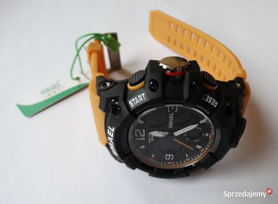 Sportowy zegarek SMAEL pomarańczowy męskie