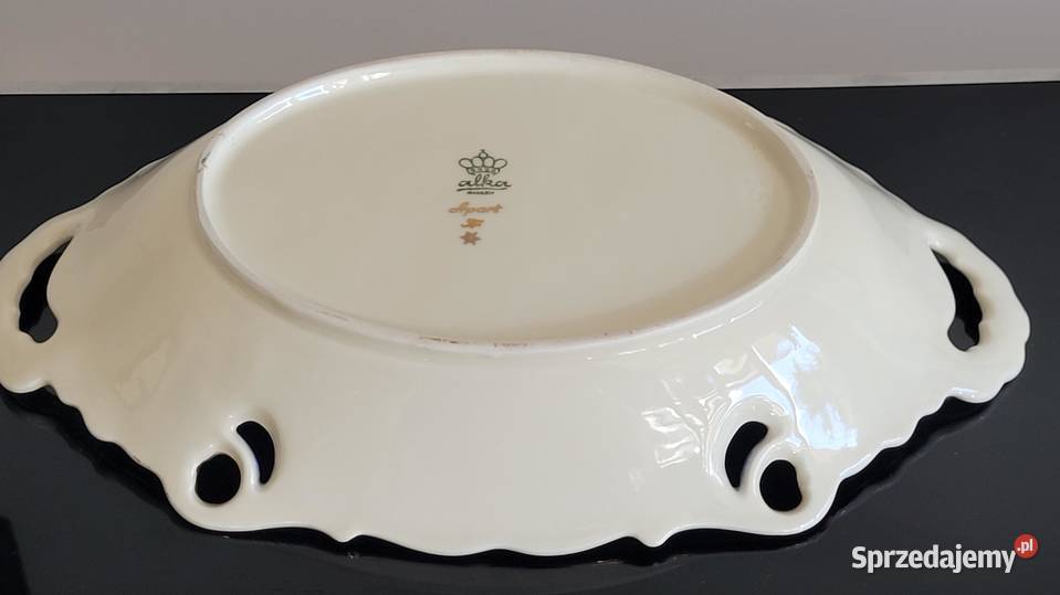 Elegancka ażurowa patera porcelanowa Alka Apart