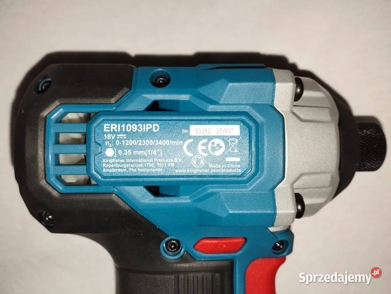 Zakrętarka udarowa G2 Erbauer z akumulatorem 4Ah Nysa