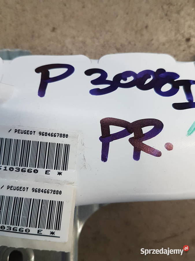 PEUGEOT 3008 I KURTYNA POWIETRZNA PODUSZKA AIR