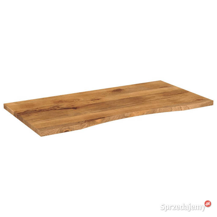 Blat biurka z wycięciem 120x50x25 surowe drewno mazowieckie sprzedam