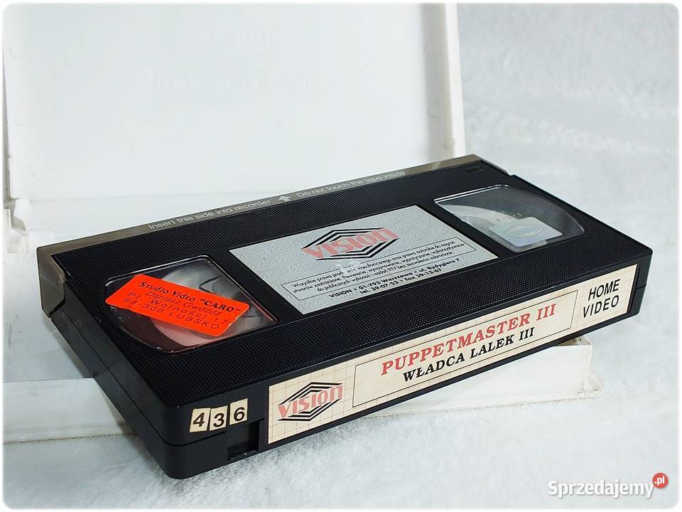 Kaseta VHS Film Władca lalek 3 Zemsta Toulona