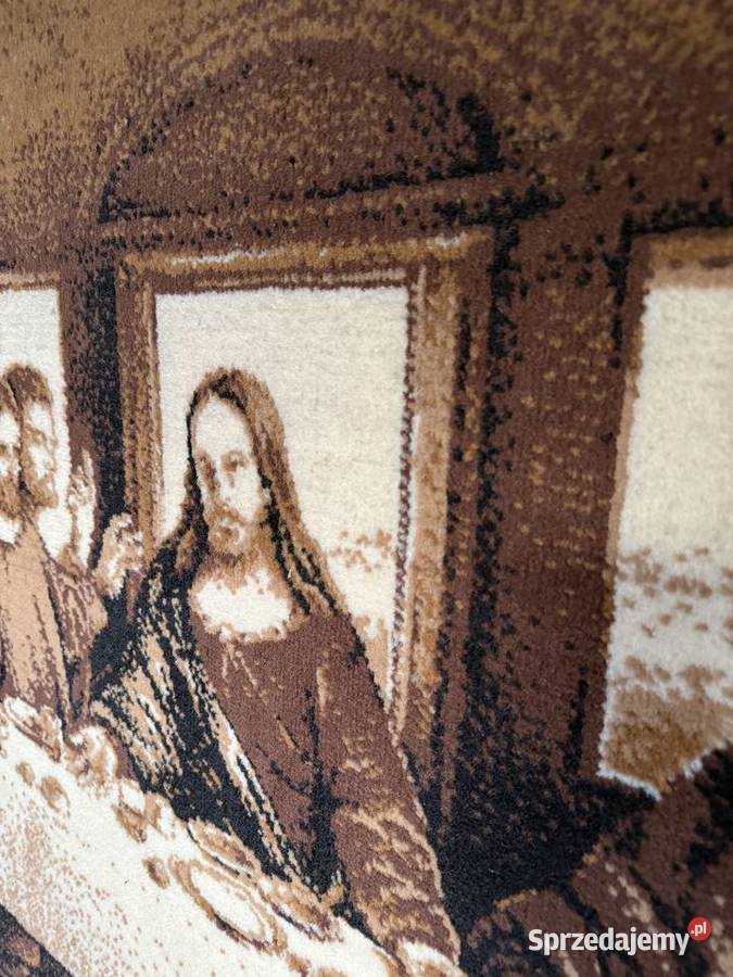 Duża makata na ścianę Ostatnia Wieczerza w ramie Obrazki i obrazy