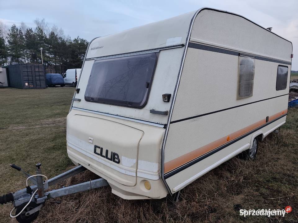 Przyczepa Kemping Domek Budowa Burstner Club Burstner Kempingowe Błonie