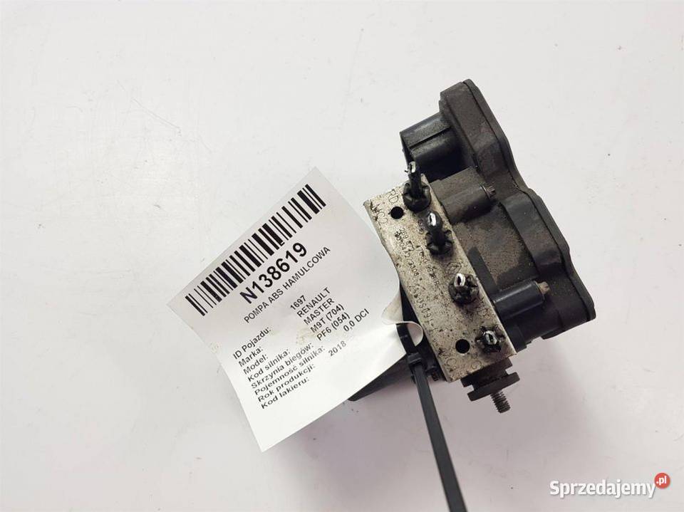 POMPA ABS HAMULCOWA MASTER III 76609378R Pozostałe Lipno