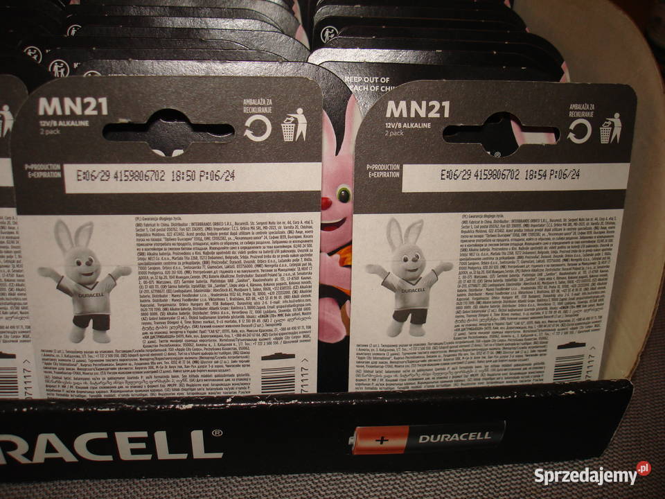 Duracell MN21 baterie nowe do pilotów bram itp Poznań sprzedam