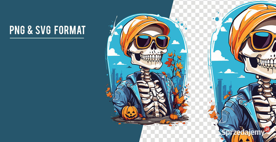 Grafiki Wektorowe Halloween do Nadruków na Kraków sprzedam