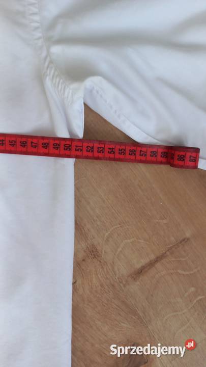 Biała koszula męska MAGRA Slim Fit M elegancka Koło