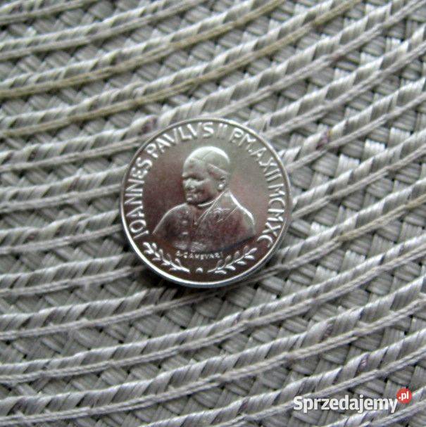 Watykan 100 Lir ow 1990r Papież Jan Paweł II Kalisz