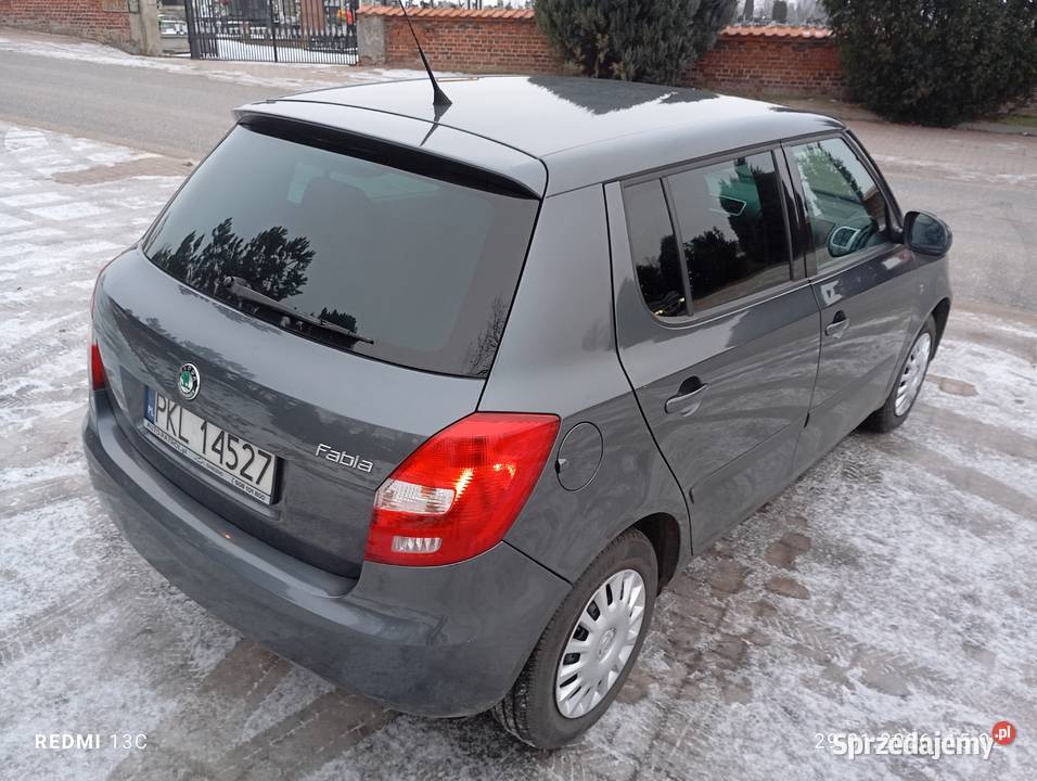 Skoda Fabia II 12 Benzyna MpI 70 przebieg 110 benzyna Łódź
