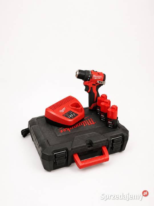 MILWAUKEE M12 BLDDRC203C Profesjonalny Zestaw Poddębice sprzedam