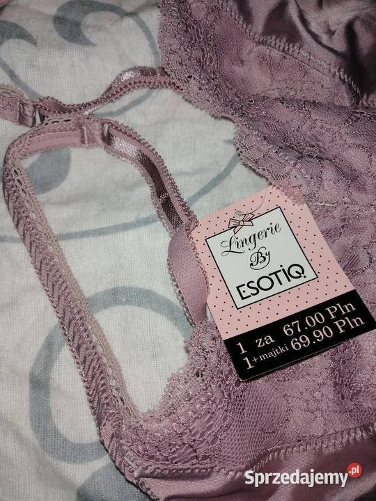 ESOTIQ piękny top bluzeczka koszulka Z koronką Leszno