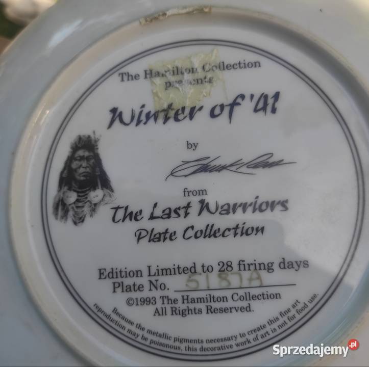 The Hamilton CollectionThe Last Warriors łódzkie