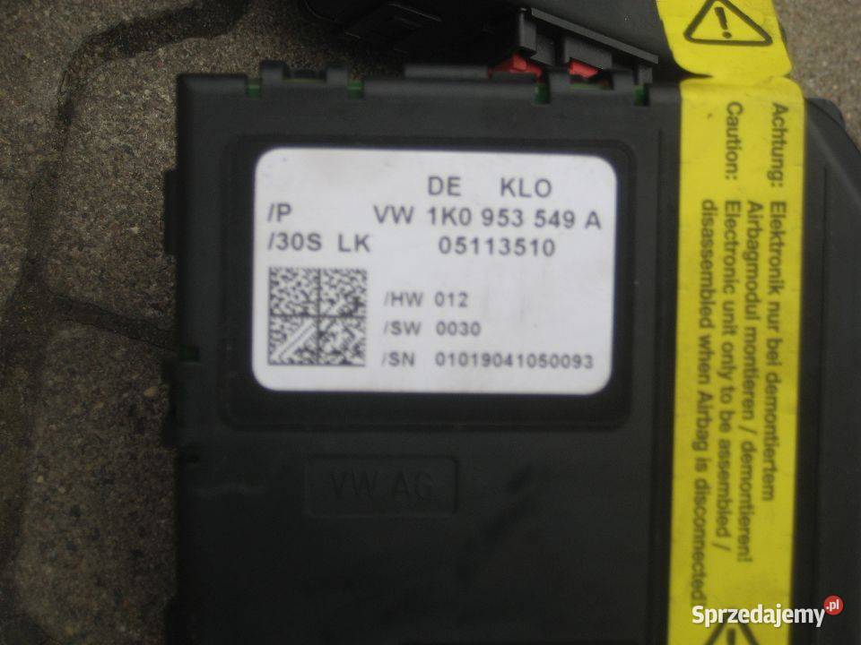 vw touran 0306r 19tdi 105 zestaw startowy Rakoniewice