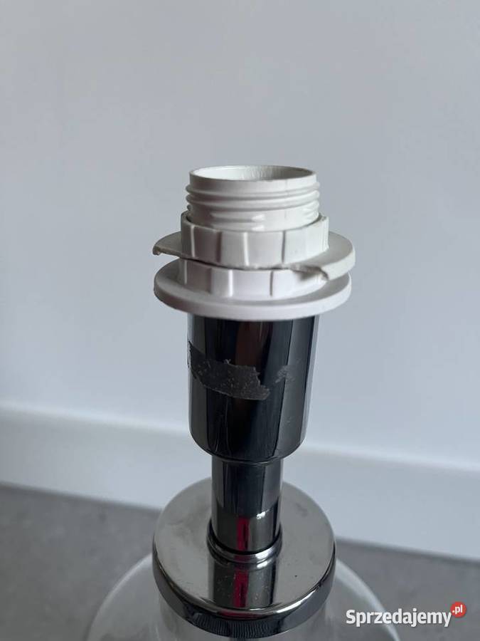 Lamp Gustaf podstawa lampy chrom Cargo szklana Warszawa sprzedam