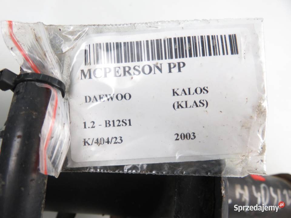 MCPERSON PRAWY PRZEDNI KALOS 12 Części samochodowe małopolskie sprzedam