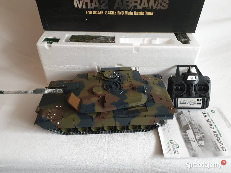Model RC czołgu Abrams M1A2 firmy Heng Long Militaria Warszawa