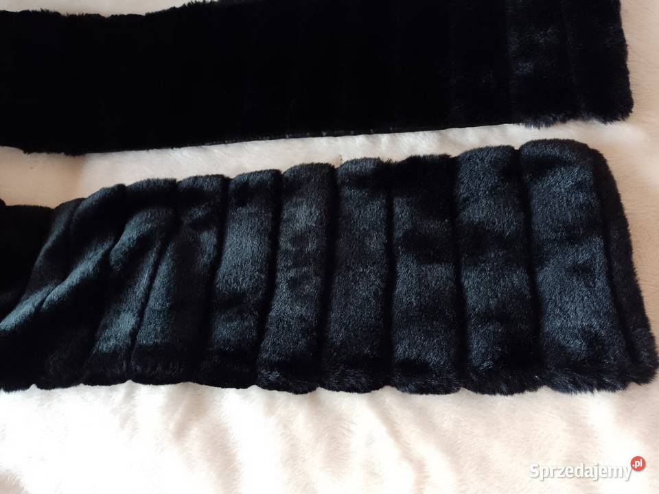 ZARADługi futrzany szal futerko Etola kołnierz Galanteria i dodatki Kraków