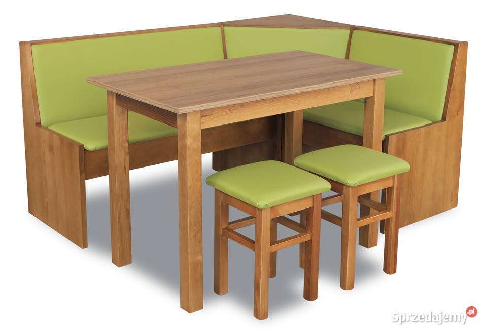 Narożnik kuchenny rogówka Drewno komplet N28 Kępno